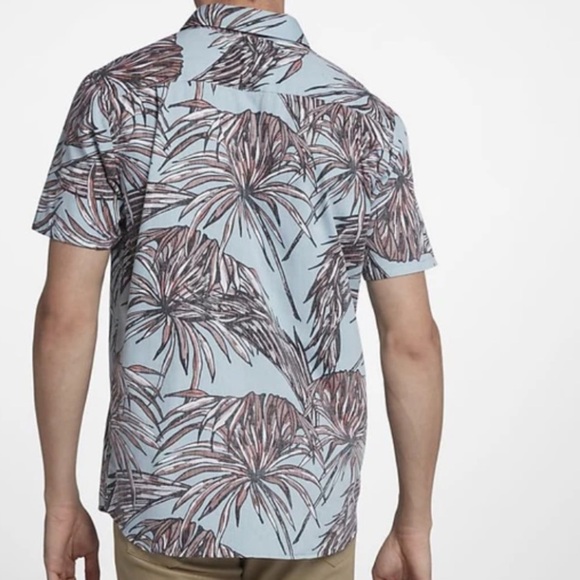 Hurley Koko Classic Fit Button-down Shirt L - Picture 2 of 8